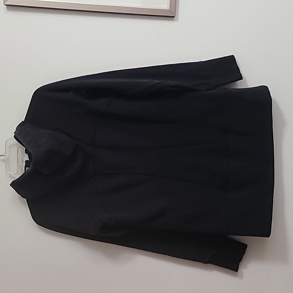 Athleta Black Long Hooded Jacket Size XL - Picture 5 of 7